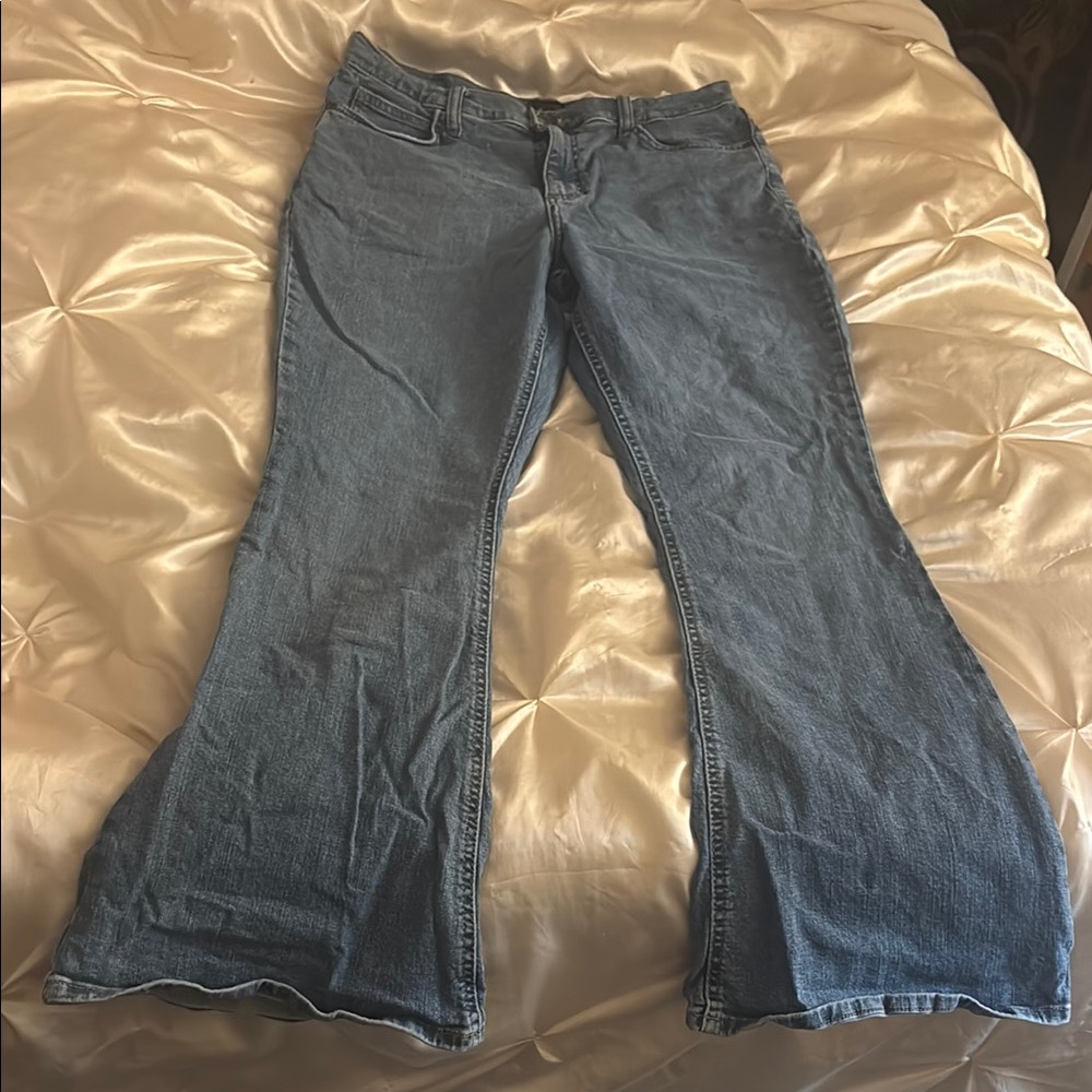 Lee Women's Flare Blue Jeans